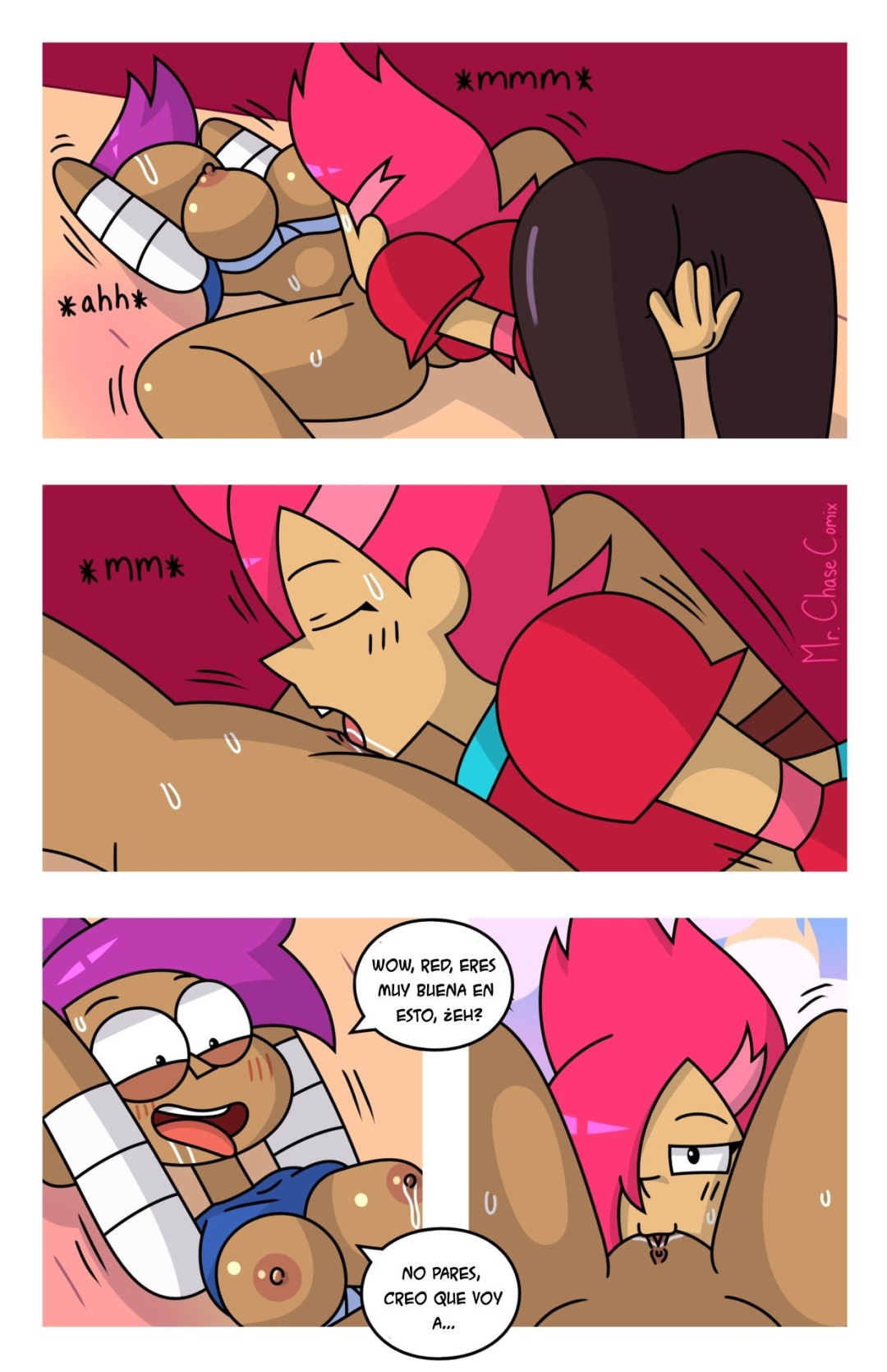Comic Porno [Mr.chasecomix] Red Hot Action (Ok K.o. Lets Be Heroes!) (#12)