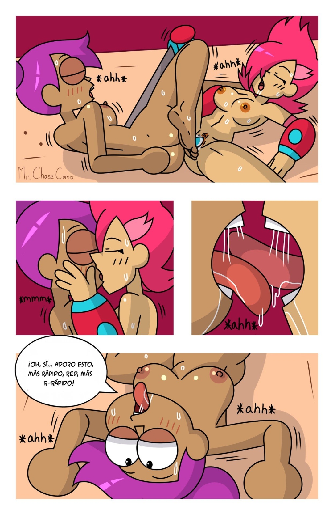Comic Porno [Mr.chasecomix] Red Hot Action (Ok K.o. Lets Be Heroes!) (#20)