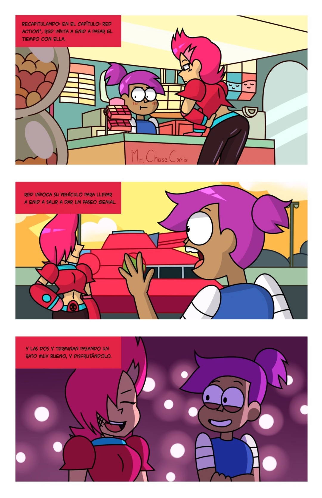 Comic Porno [Mr.chasecomix] Red Hot Action (Ok K.o. Lets Be Heroes!) (#3)