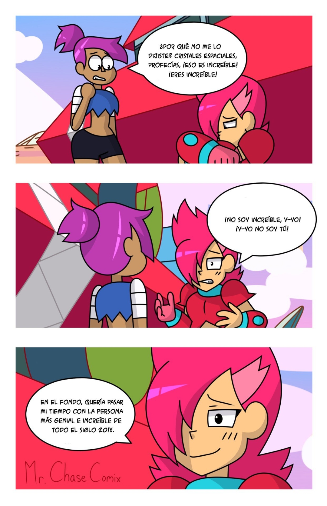 Comic Porno [Mr.chasecomix] Red Hot Action (Ok K.o. Lets Be Heroes!) (#5)