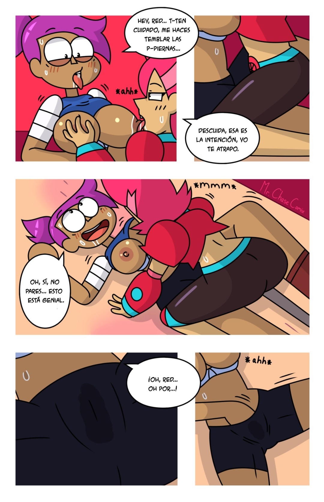 Comic Porno [Mr.chasecomix] Red Hot Action (Ok K.o. Lets Be Heroes!) (#10)
