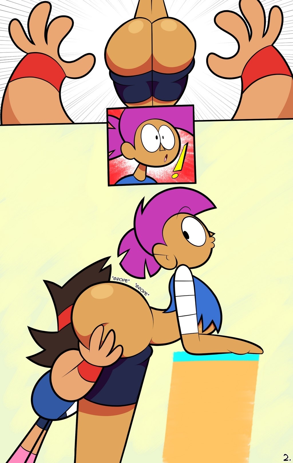 Comic Porno [Teecee] Turno Mañanero - Ko X Enid (Ok K.o.! Let’s Be Heroes) (#2)