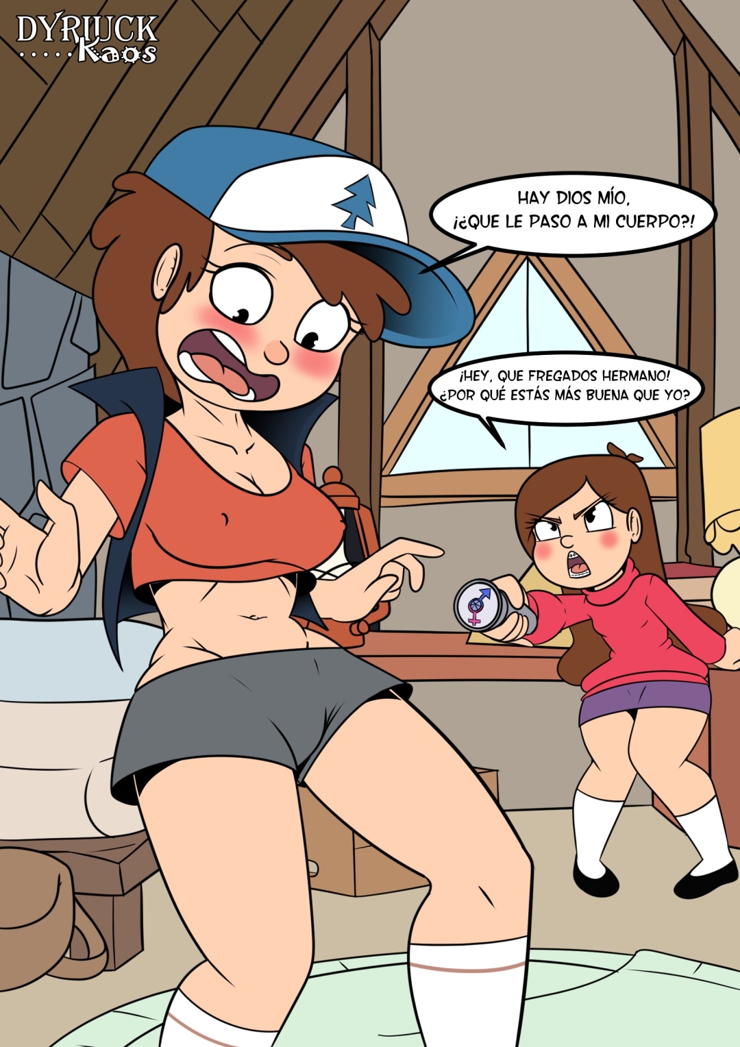 Comic Porno [Dyriuckkaos] Dipper R63 (Gravity Falls) (#2)