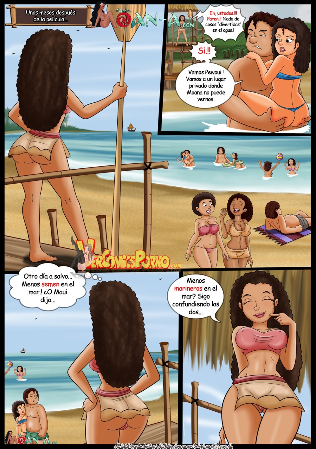 Comic Porno [Croc] Regreso 1 (Moana) (#1)