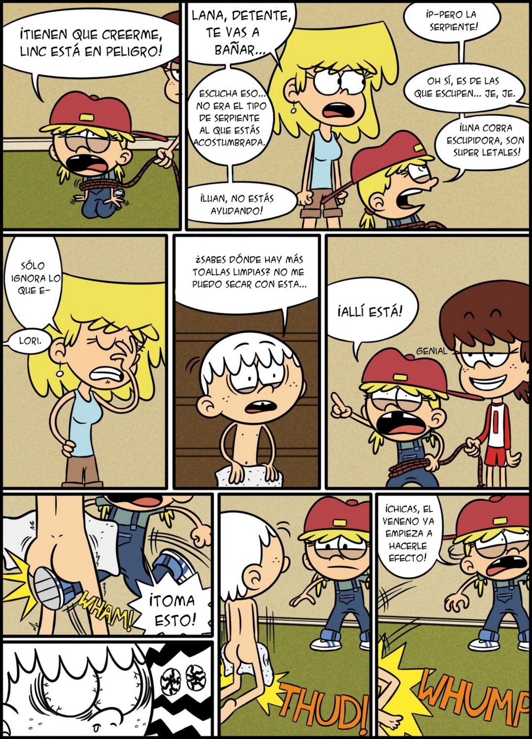 Comic Porno [Adullperson] Don’t Wake The Snake (The Loud House) (#4)