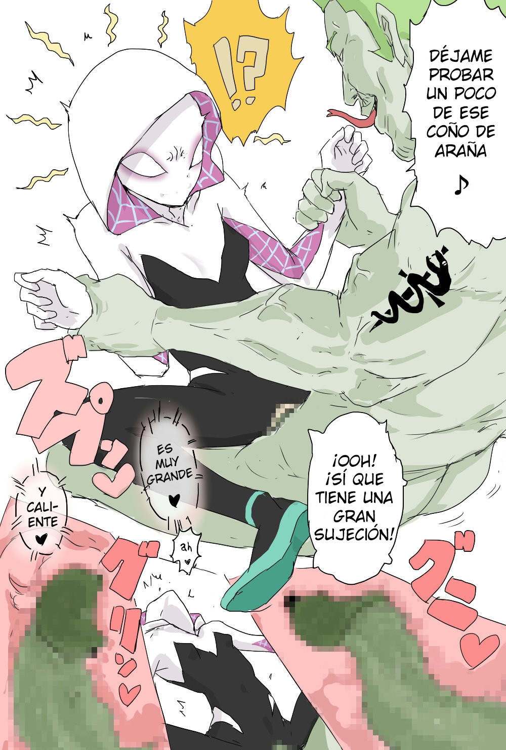Comic Porno [Aporon] Impregnated Gwen (Spider-Man) (#2)