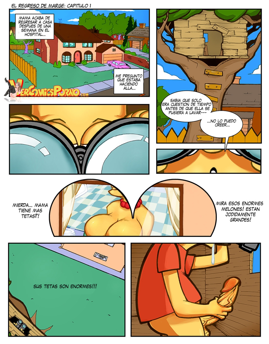 Comic Porno [Hexamous] Simpcest (The Simpsons) (#2)