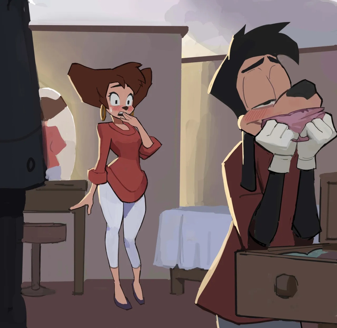 Comic Porno [Amugea] Peg X Max (Goof Troop) (#1)