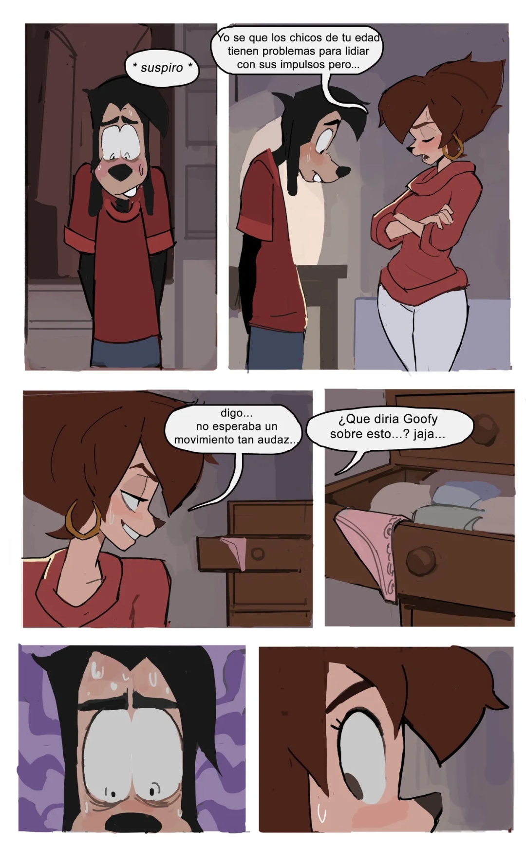 Comic Porno [Amugea] Peg X Max (Goof Troop) (#2)