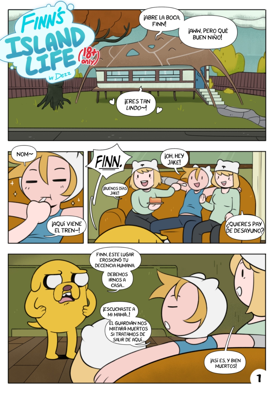 Comic Porno [Dezz] Finn’s Island Life (Adventure Time) (#1)
