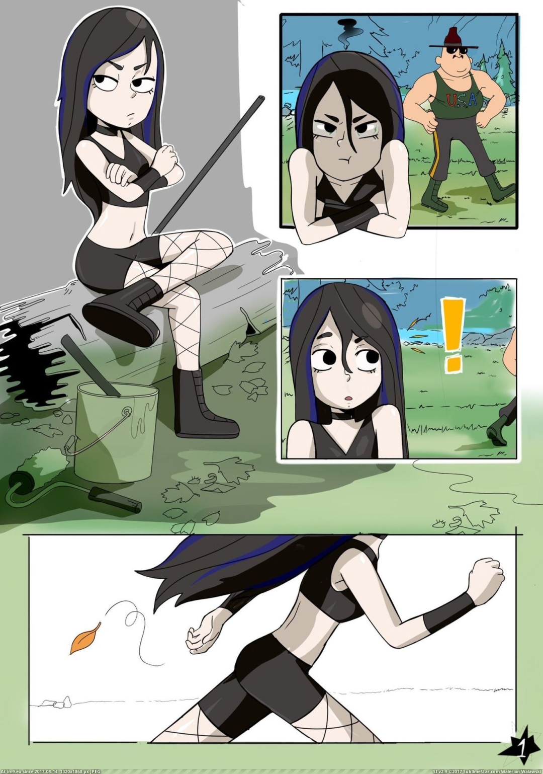Comic Porno [Trash Trash] Campamento Wwe (#2)