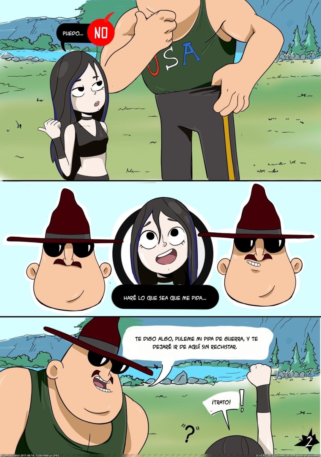 Comic Porno [Trash Trash] Campamento Wwe (#3)