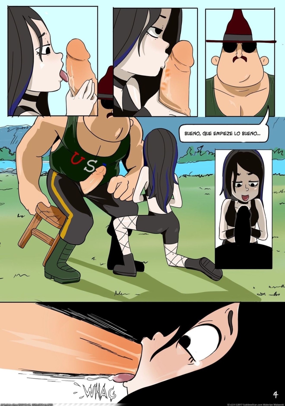 Comic Porno [Trash Trash] Campamento Wwe (#5)