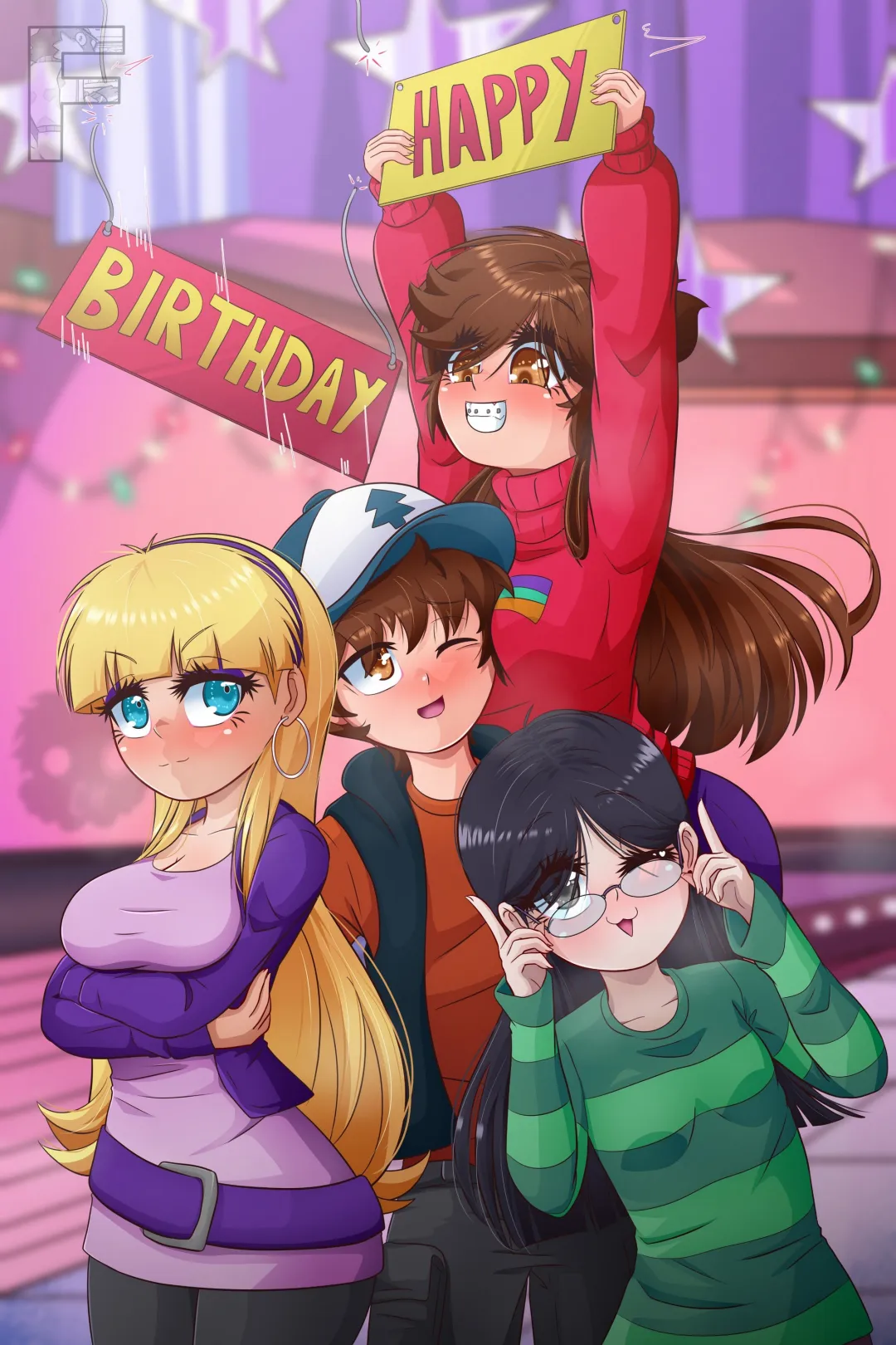 Comic Porno [Elchasconsito] Birthday Pines (Gravity Falls) (#1)