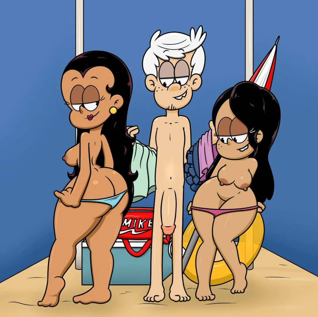 Comic Porno [Takeshi1000] Carlota, Ronnie Anne & Lincoln At The Beach (The Loud House) (#1)