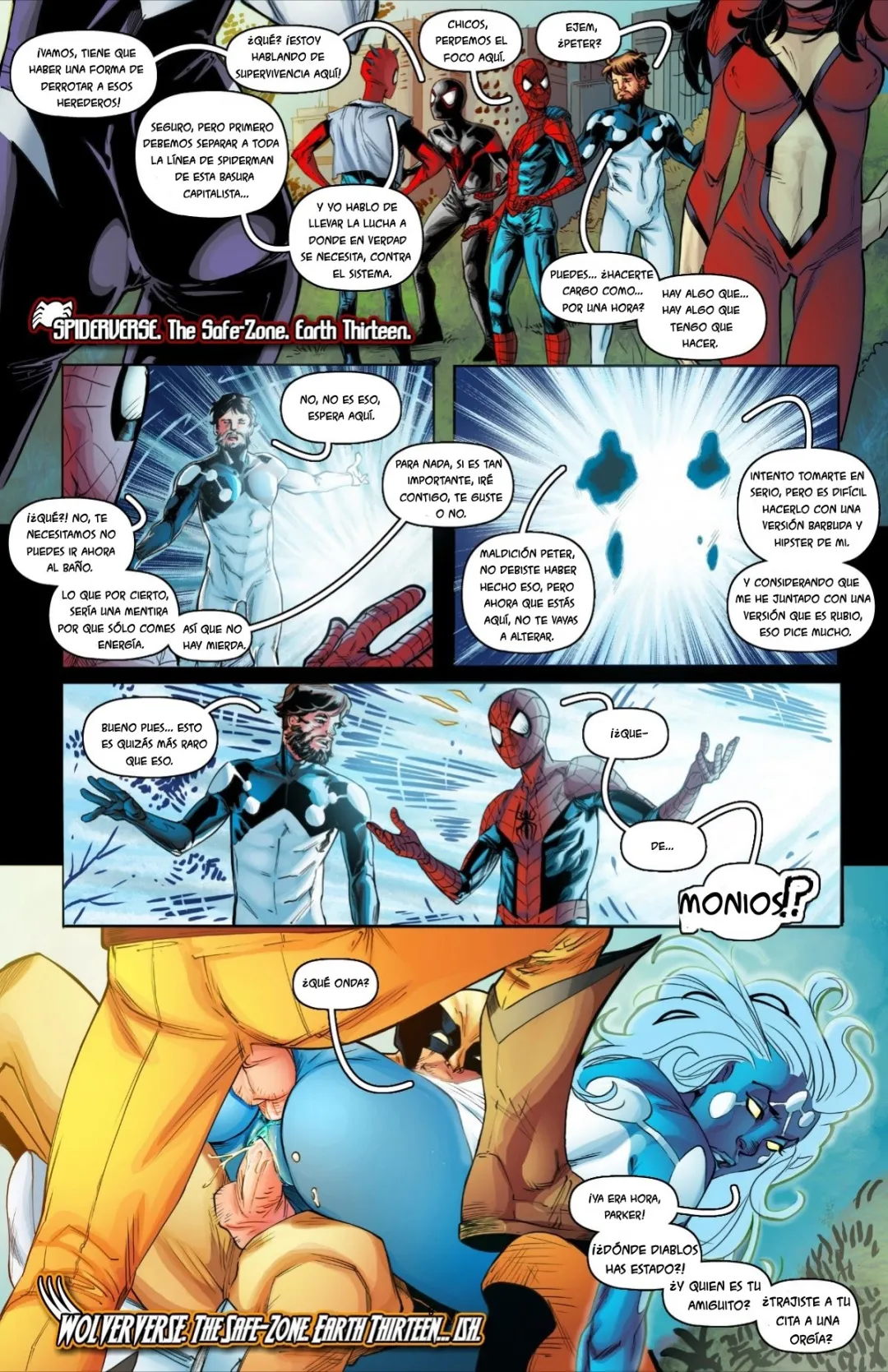 Comic Porno [Tracy Scops] All-Sex Wolververse (X-Men) (#2)