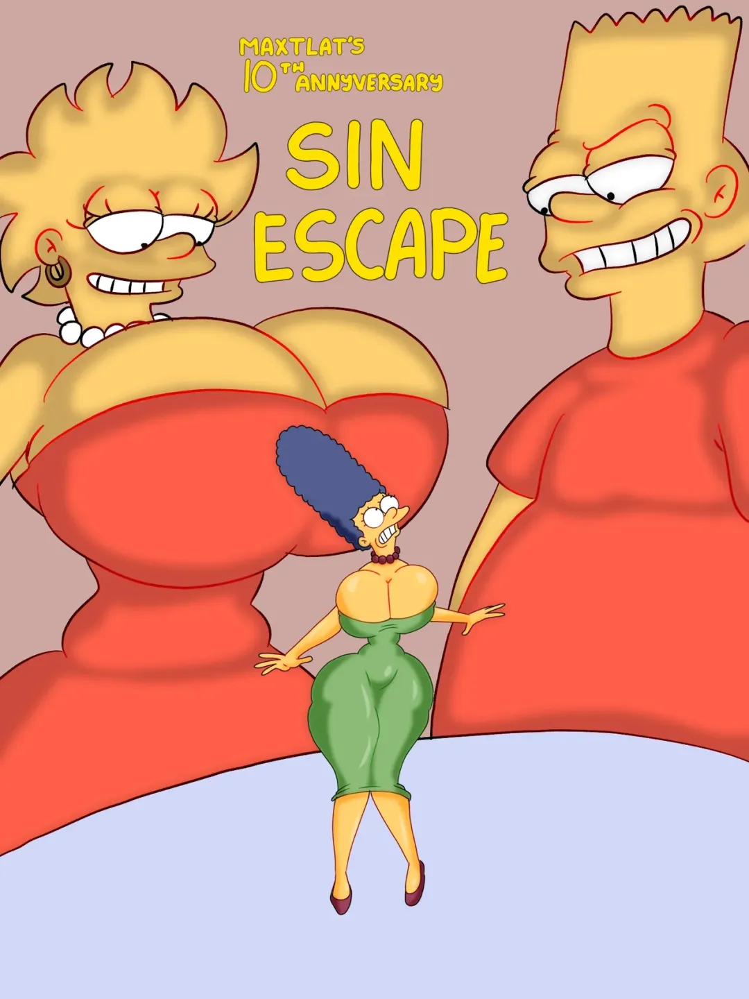 Comic Porno [Maxtlat] 10th Annyversary Redrawn Sin Escape (The Simpsons) (#1)