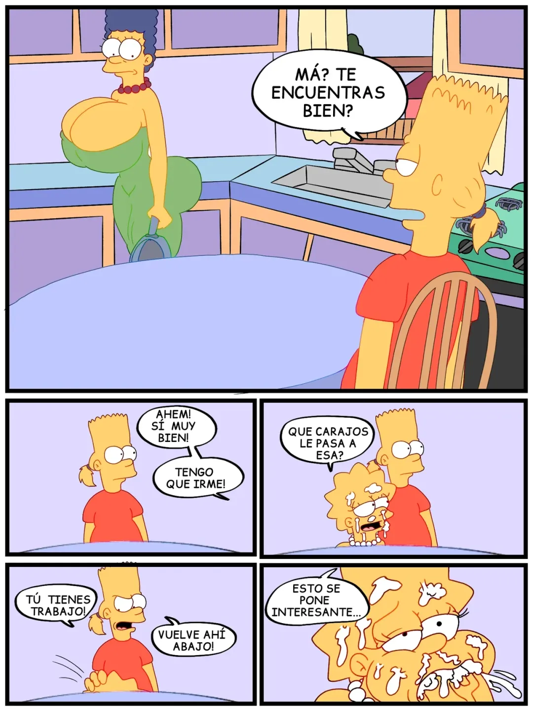 Comic Porno [Maxtlat] 10th Annyversary Redrawn Sin Escape (The Simpsons) (#8)