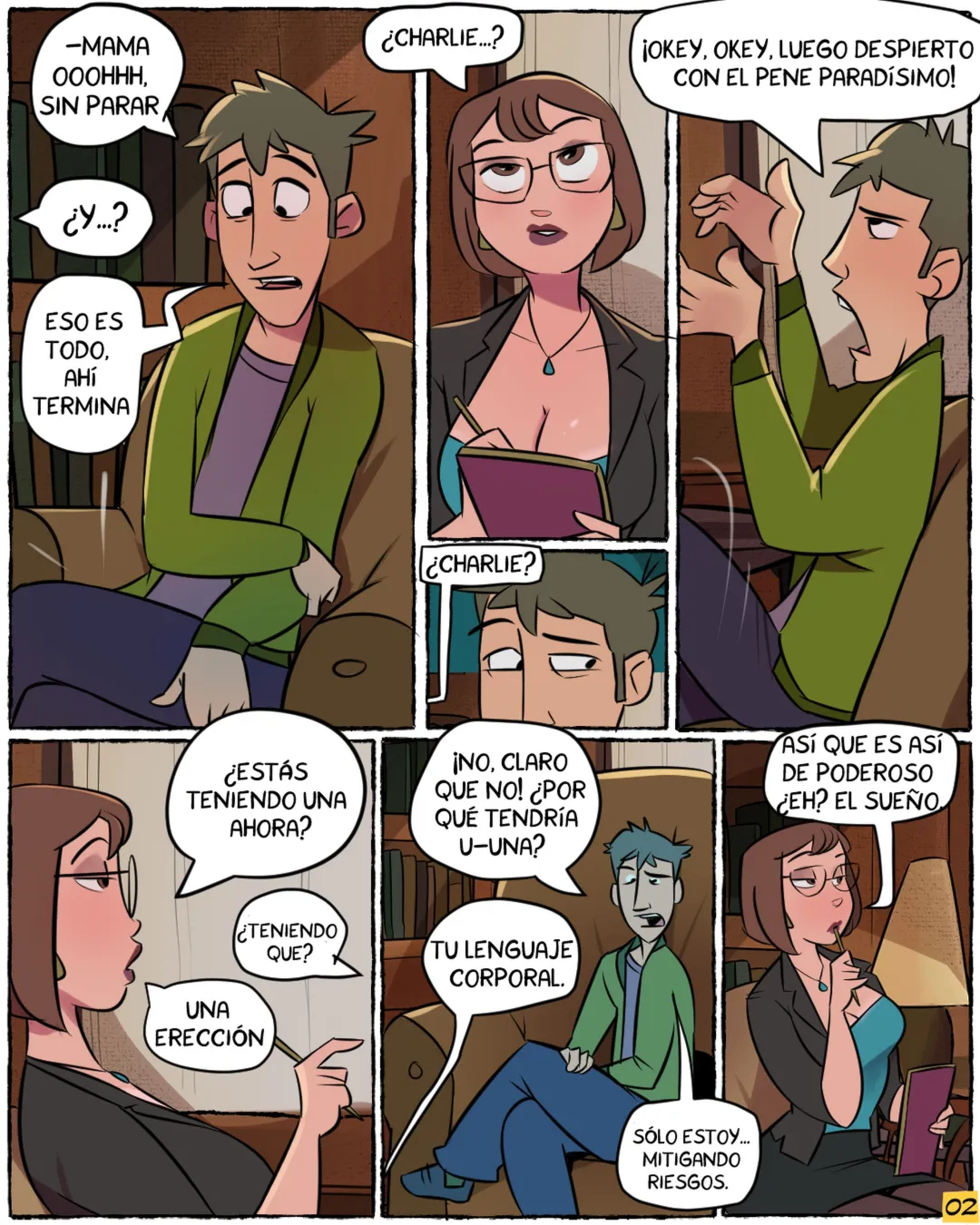 Comic Porno [Jmoz Comix] Nymphosophia - First Session (Comic Porn) (#2)