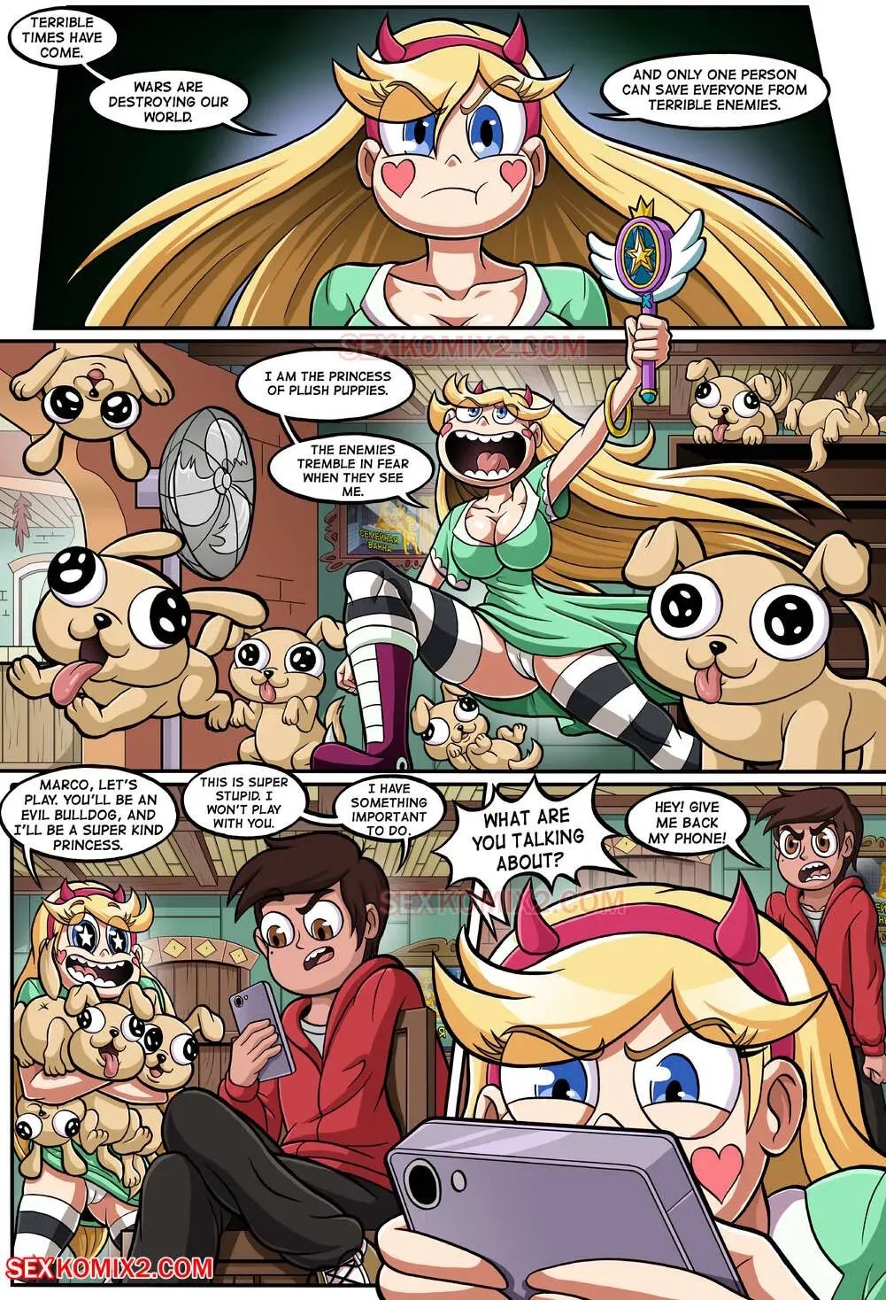 Comic Porno Star And Wonderful Sex - Sexkomix (#2)