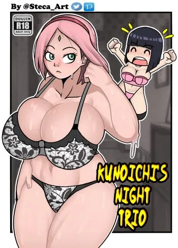 Comic Porno [Stecaart] Kunoichis Night Trio (Naruto Shuppuden)