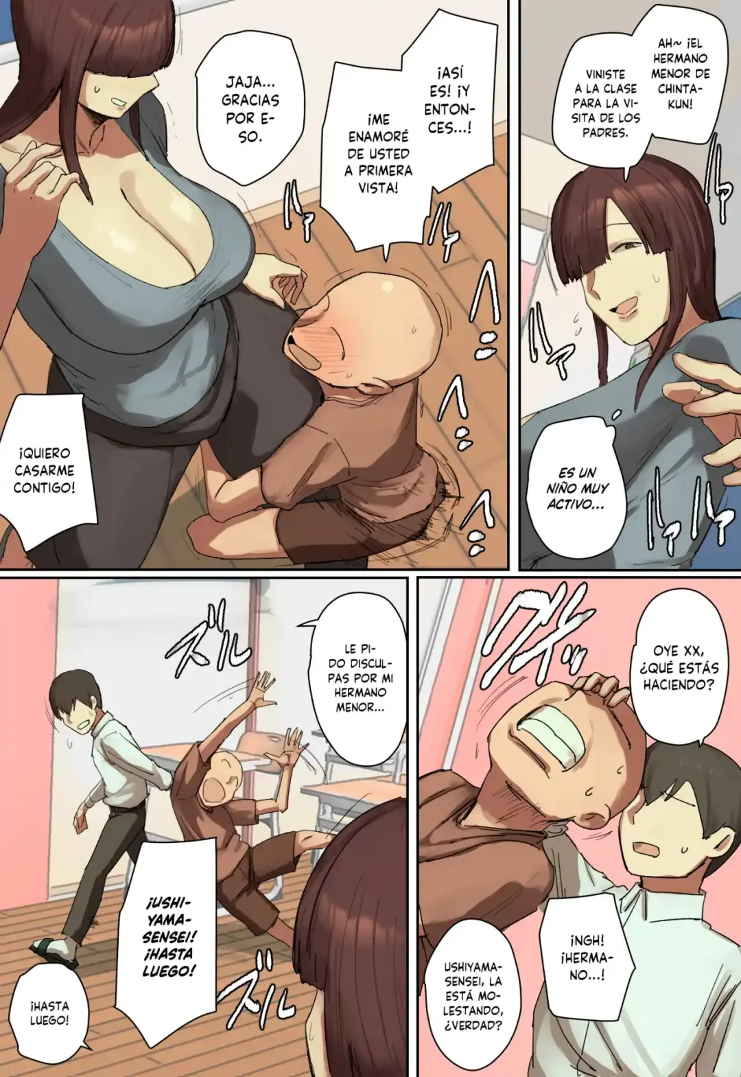 Comic Porno Me Enamore A Primera Vista De La Profesora De Mi Hermano Mayor Durante El Dia De Visita A Clases! - Chotto Bsen (#5)