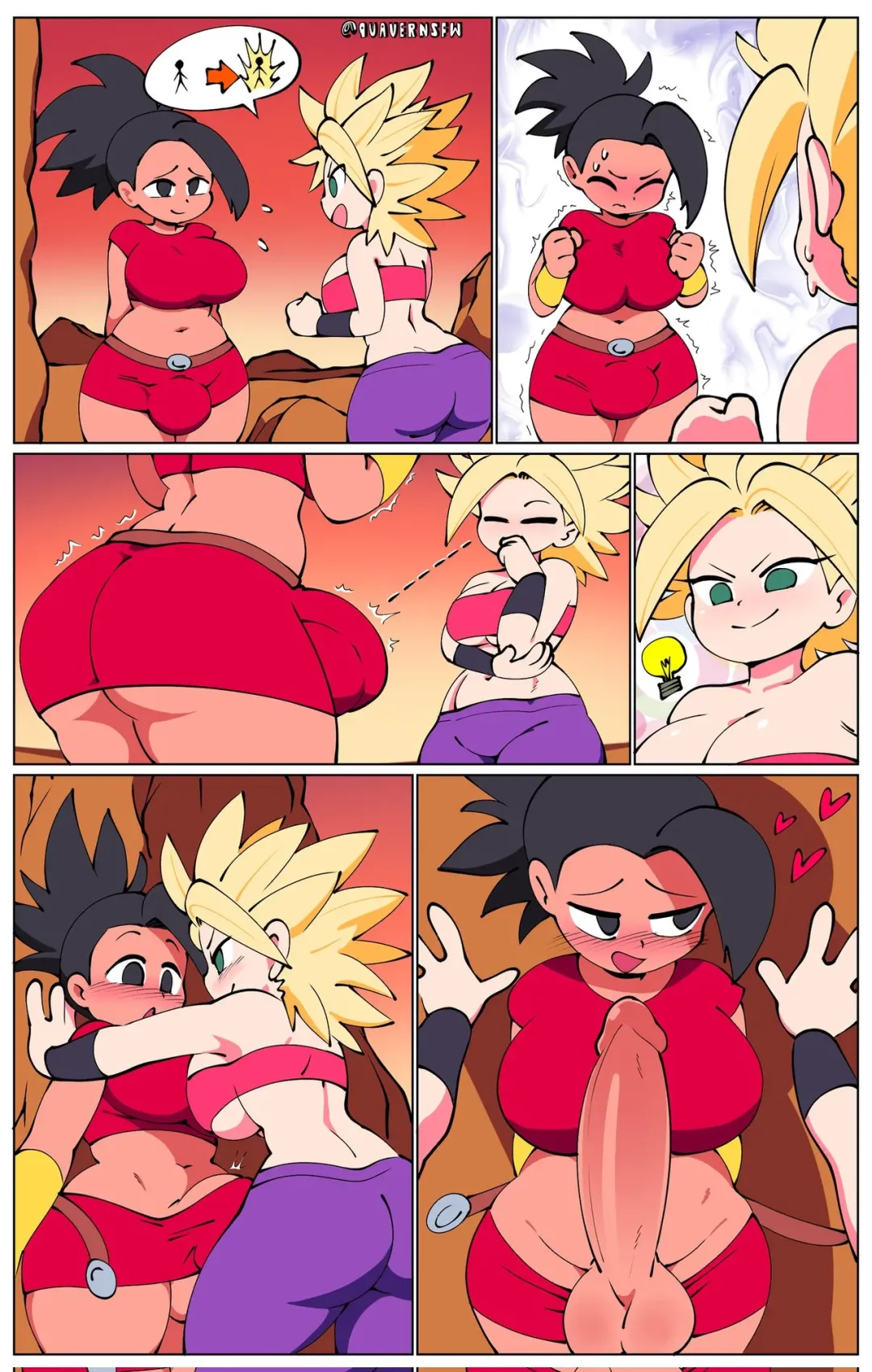 Comic Porno [Quavernsfw] Caulifla X Kale (Dragon Ball Super) (#2)