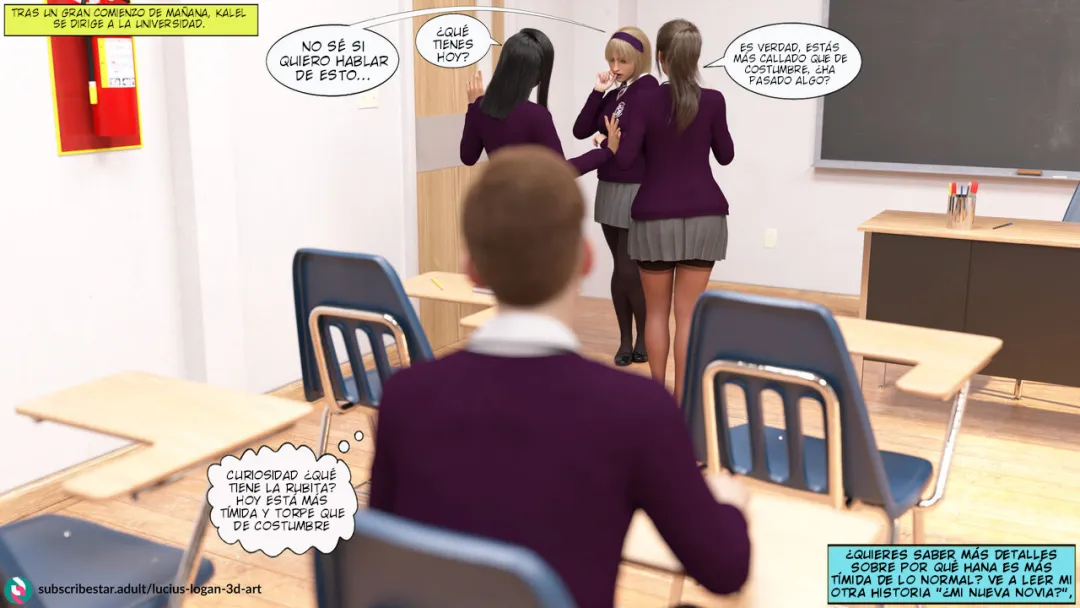 Comic Porno [Lucius Logan] Homework Parte 2 (Comic Porn) (#2)