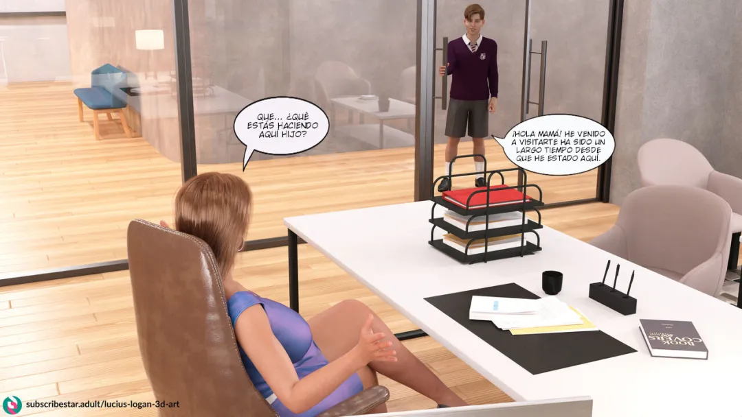 Comic Porno [Lucius Logan] Homework Parte 2 (Comic Porn) (#11)