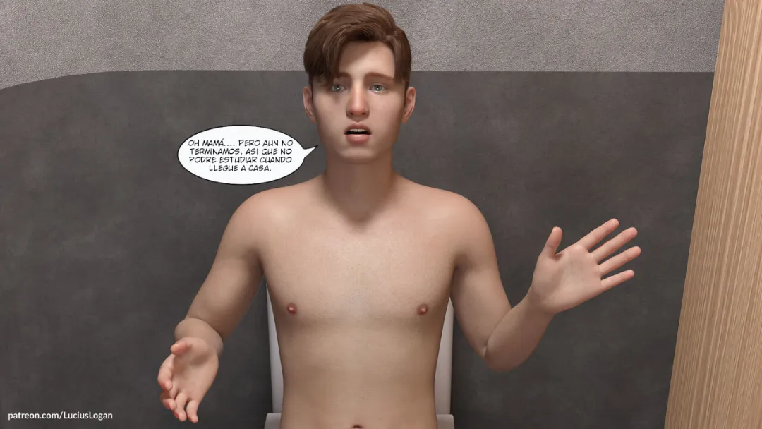 Comic Porno [Lucius Logan] Homework Parte 2 (Comic Porn) (#32)