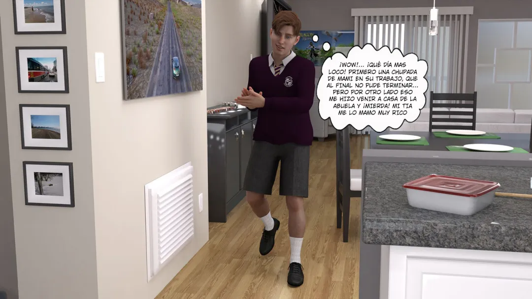 Comic Porno [Lucius Logan] Homework Parte 2 (Comic Porn) (#67)