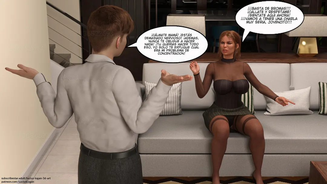 Comic Porno [Lucius Logan] Homework Parte 4 (Comic Porn) (#4)