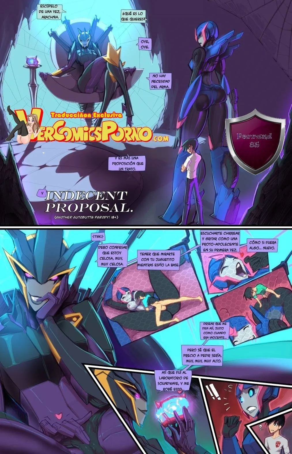 Comic Porno [Fred Perry] Autobutts; Propuesta Indecente (Transformers) (#2)