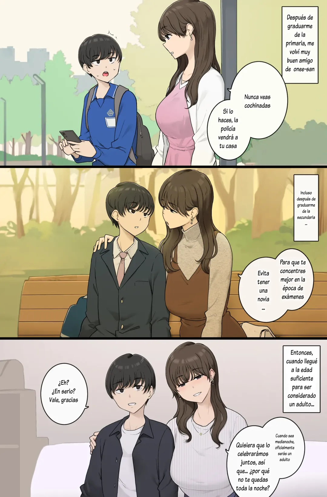 Comic Porno [Wakamatsu] Danshi O Muku Na Mama Sodatete Hoshoku Suru Warui Onee-San (Doujinshin) (#2)