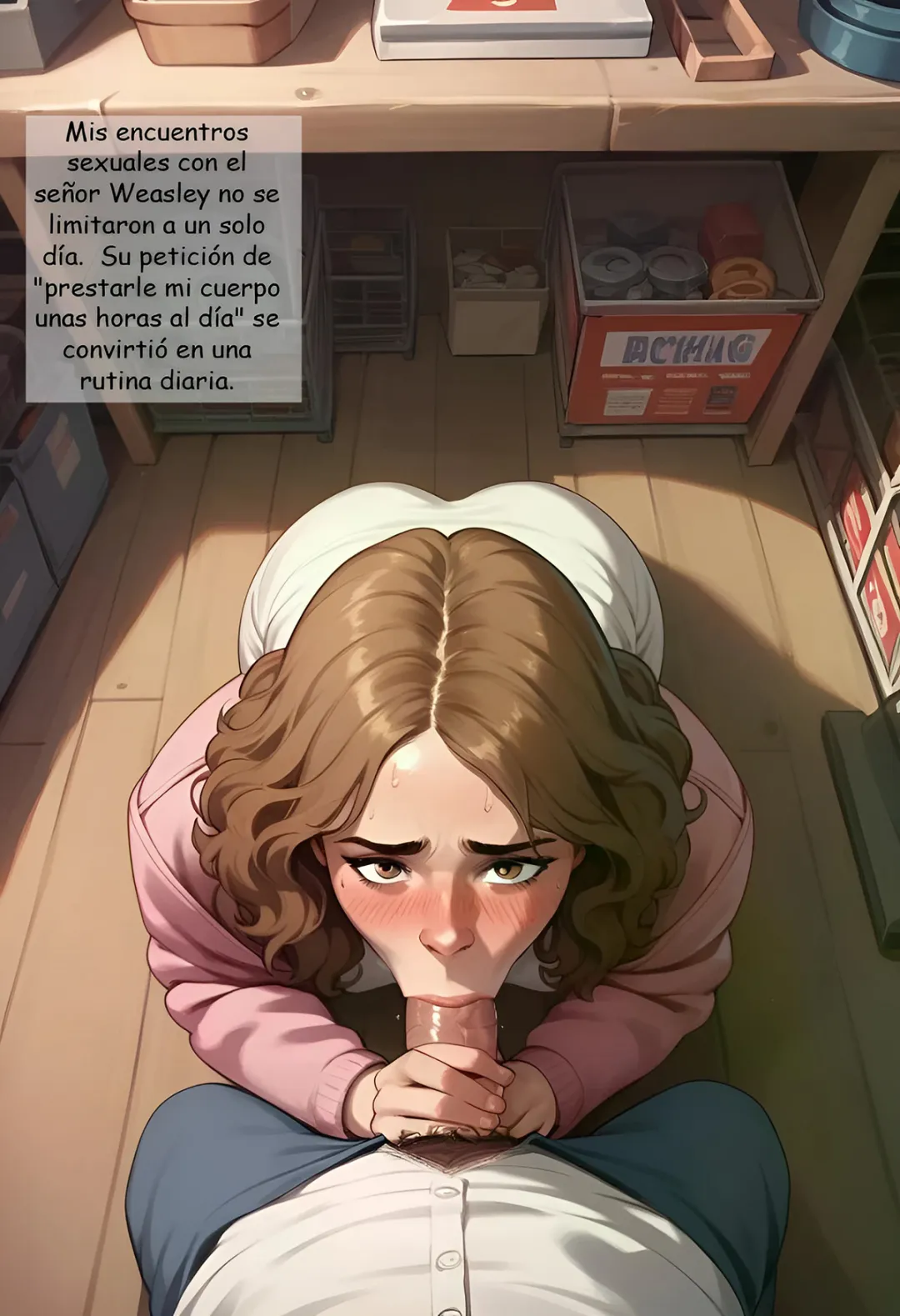 Comic Porno [Kain200] Hermione Granger Y El Precio De Dormir En La Madriguera Parte 2 (Harry Potter) (#3)