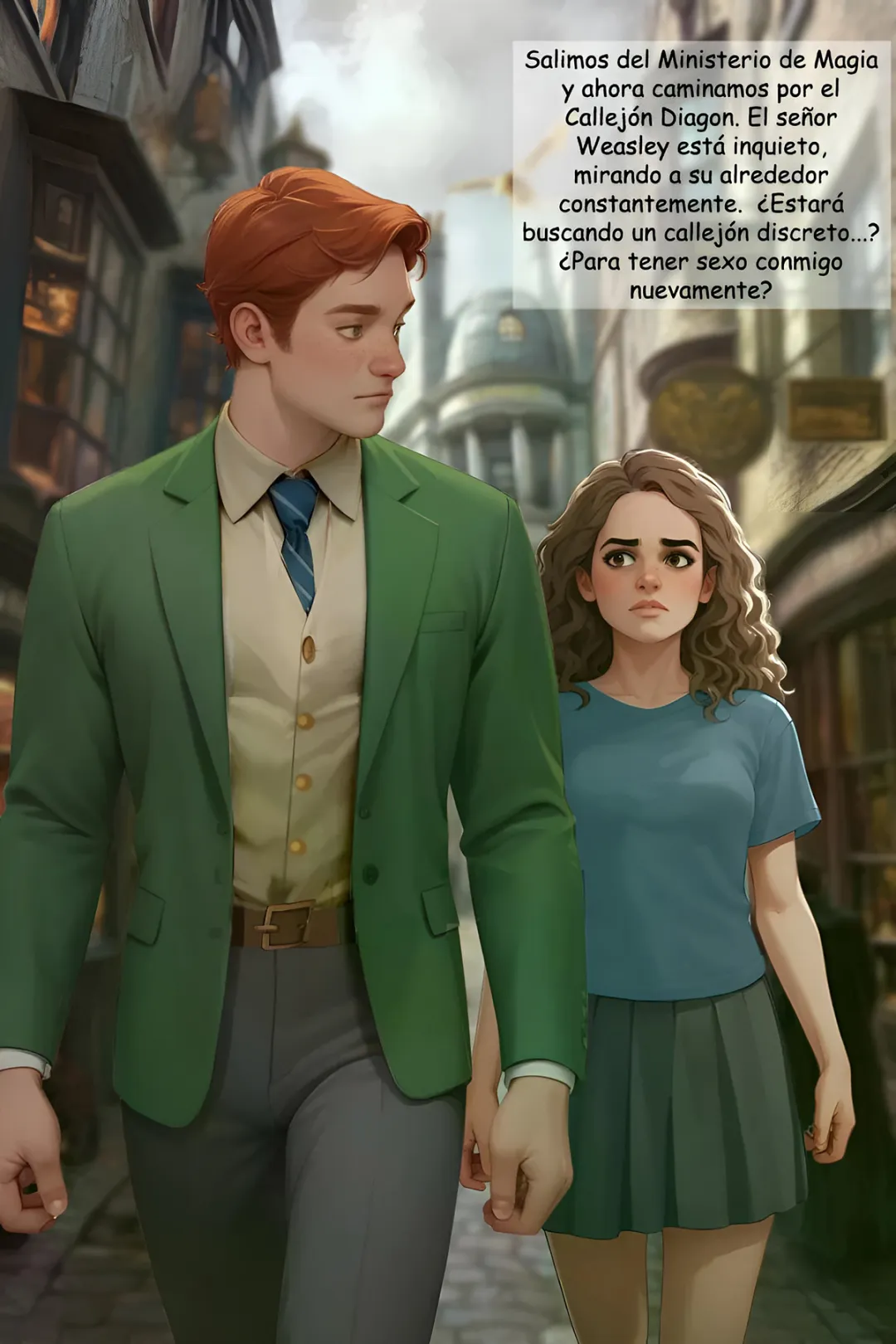 Comic Porno [Kain200] Hermione Granger Y El Precio De Dormir En La Madriguera Parte 2 (Harry Potter) (#23)