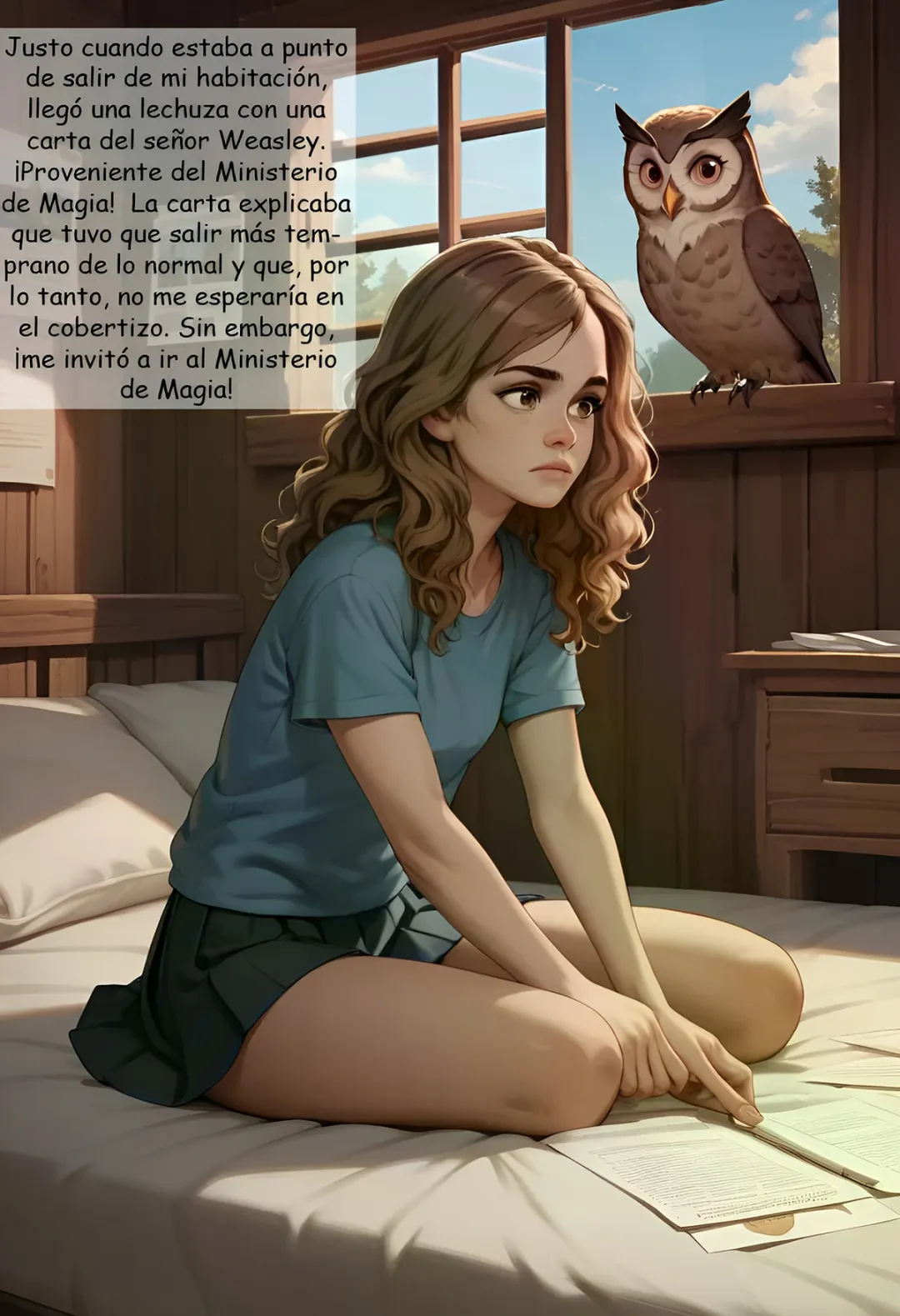 Comic Porno [Kain200] Hermione Granger Y El Precio De Dormir En La Madriguera Parte 2 (Harry Potter) (#9)