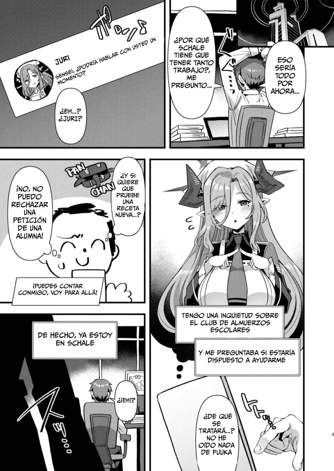 Comic Porno [Harigane Shinshi] Gehenna Gakuen Kyuushoku-Bu Ushimaki Nyuugyou (Blue Archive) (#2)