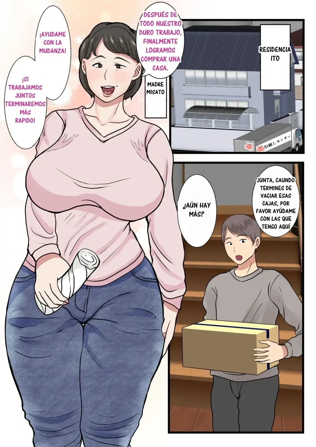 Comic Porno [Benii Kenkyuujo] Haha Ga Kabe Ni Hamatte Ugokenakatta Node… (#3)