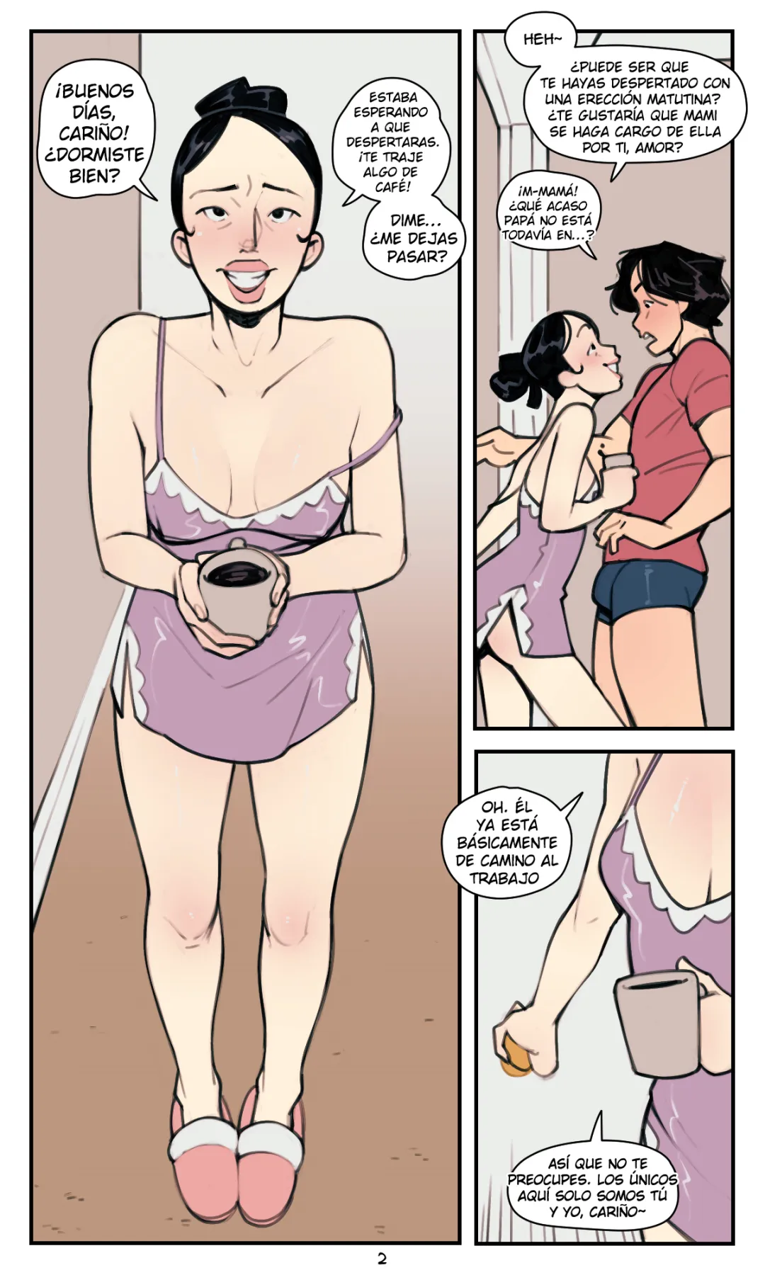 Comic Porno [Notenoughmilk] Mi Maniaca Madre (#4)
