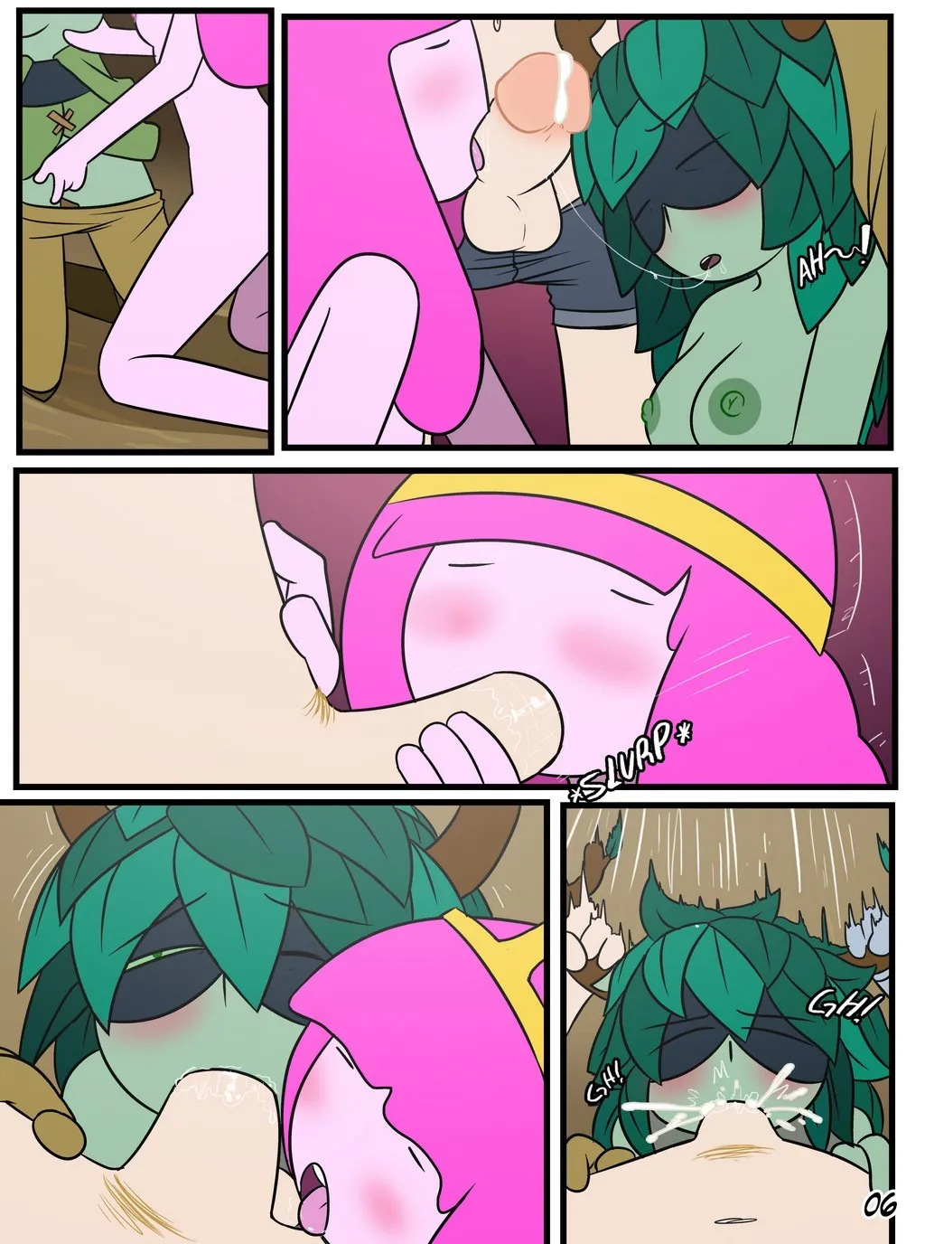 Comic Porno [Inker Shike] Antes De La Batalla (Adventure Time) (#6)
