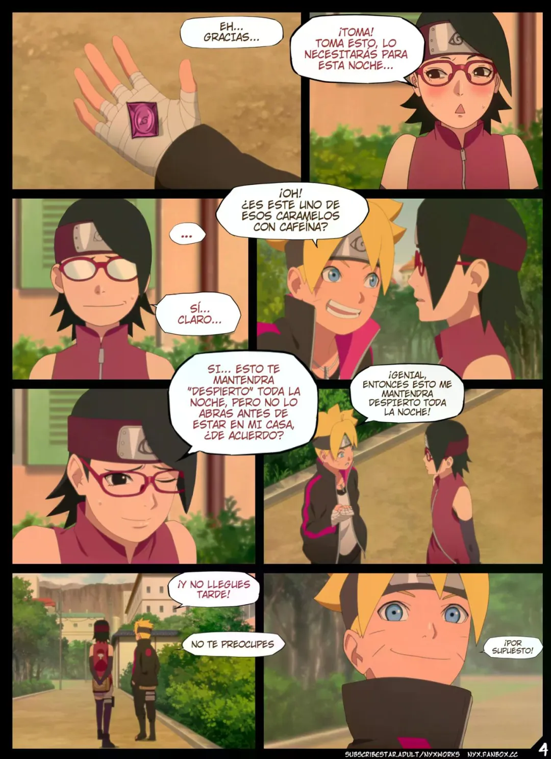 Comic Porno [Nyx] Night Of The Red Eyed Succubus (Boruto: Naruto Next Generations) (#5)