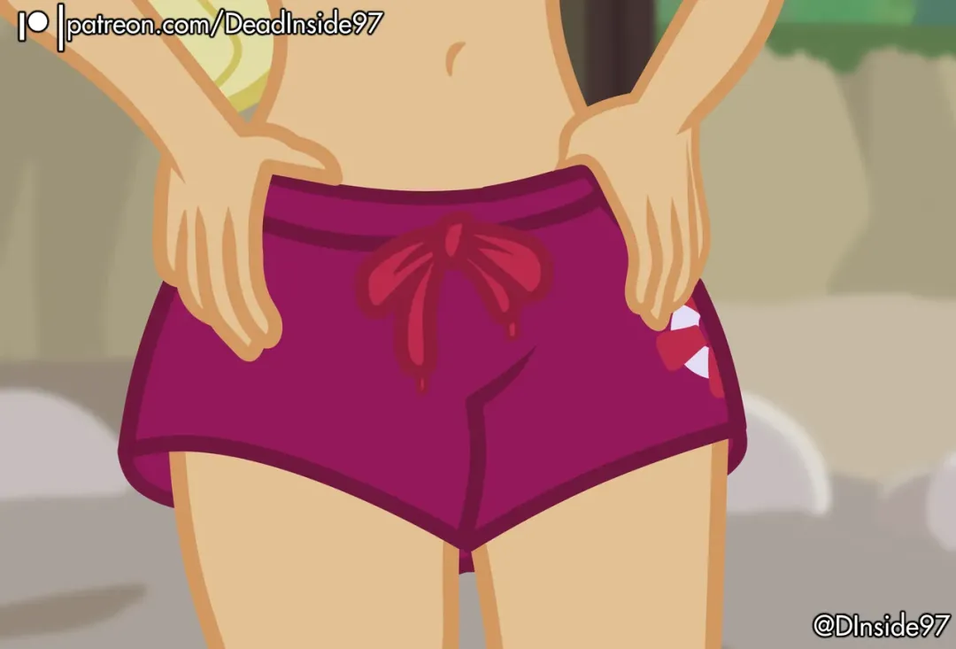 Comic Porno [Deadinside97] Lifeguard Applejack X Rainbow Dash (My Little Pony Equestria Girl) (#17)