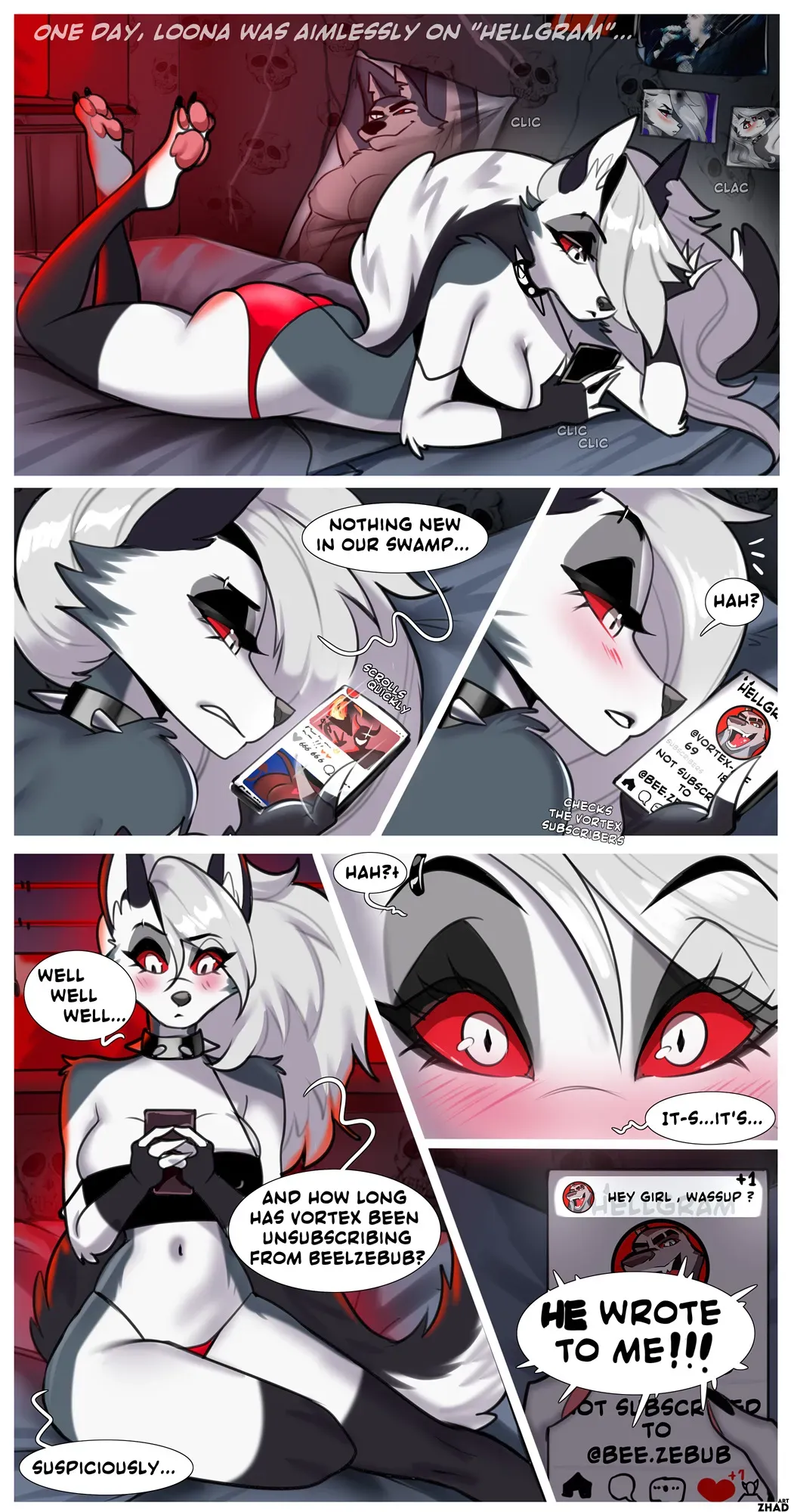 Comic Porno Fan Comic With Loona - Zhadart (#1)