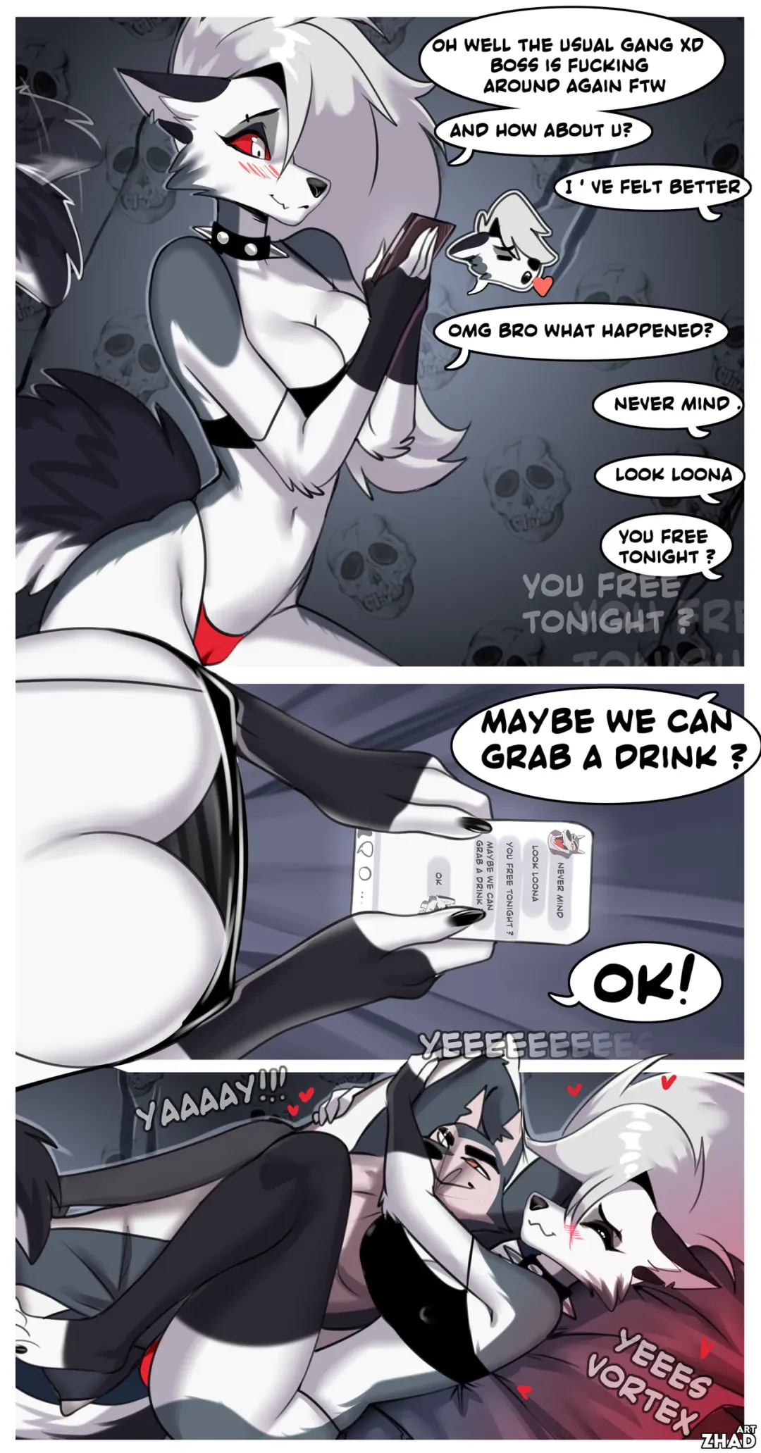 Comic Porno Fan Comic With Loona - Zhadart (#2)