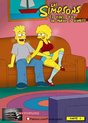 Comic Porno El Video Xxx De Margue Y Homero. Ferozyraptor.