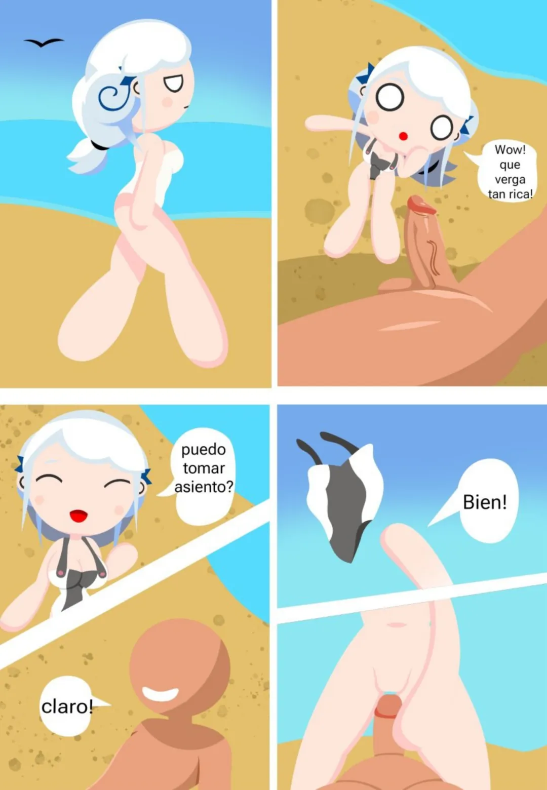Comic Porno [Garexjf] Beach Day (#8)