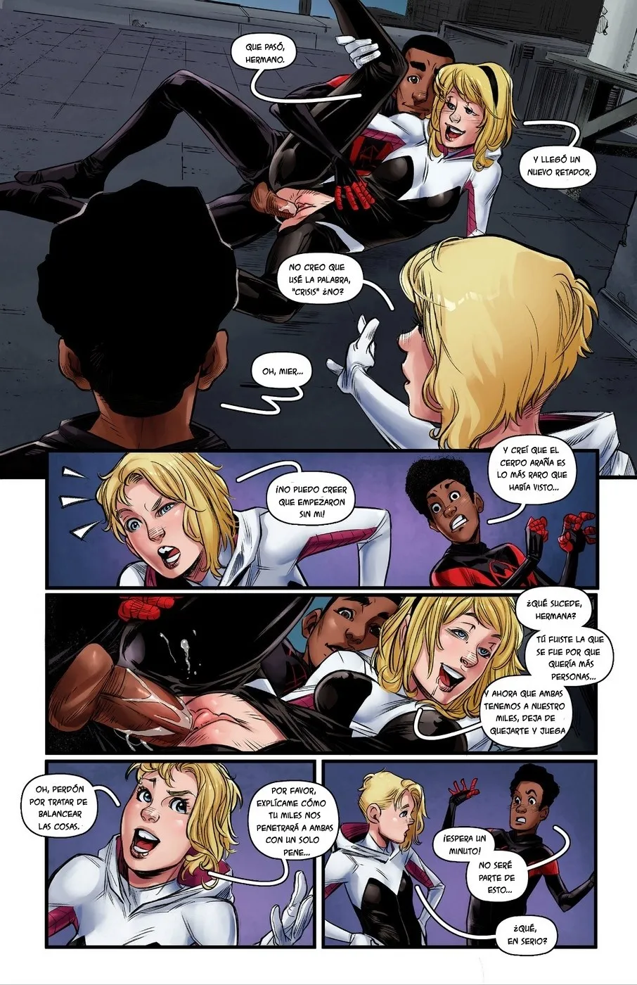 Comic Porno [Tracy Scops] Weaving Fluids #3 (Spider-Man) (#3)
