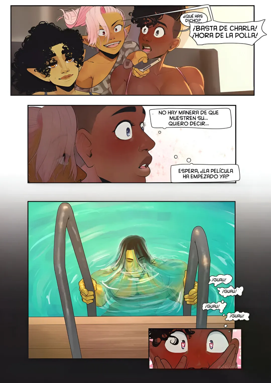 Comic Porno [Orcbarbies] Erikas First Day (Comic Porn) (#17)