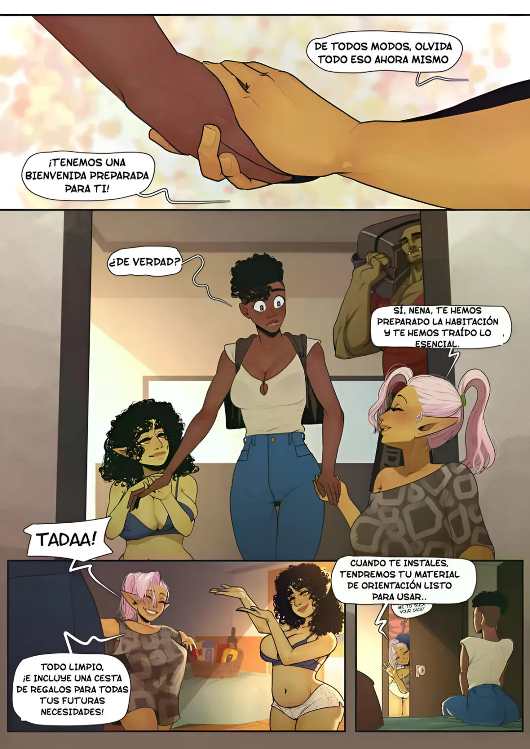 Comic Porno [Orcbarbies] Erikas First Day (Comic Porn) (#10)
